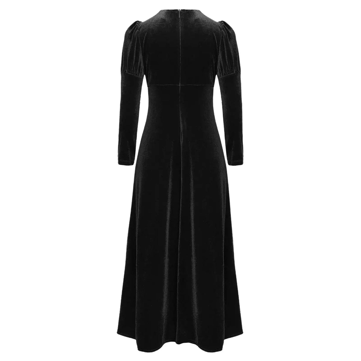 Girls Velvet Medieval Princess Dress Long Sleeve Renaissance Retro Robe Ancient Roman Long Dress for Halloween Carnival Party - Lootquake