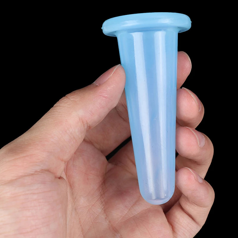 4 ventosas de silicona para masaje facial y de cuello, anticelulíticas, para el cuidado de la piel, lifting y mantenimiento.