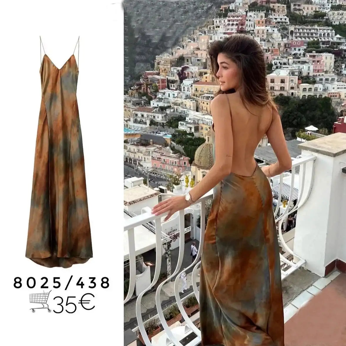 2023 New Women's Elegant Sexy Long Dress V-neck Open-back Rainbow Printing Tank Dress Sleeveless Summer Fashion - Lootquake