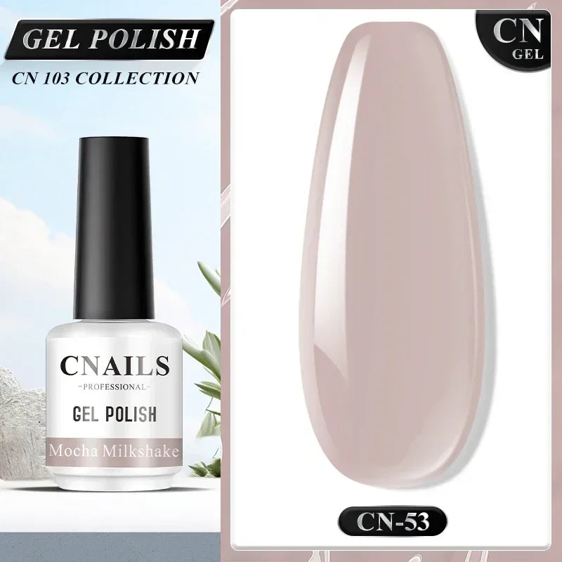 Esmalte de uñas CNails sin necesidad de limpiar, capa superior de gel transparente, capa base de gel, barniz de secado rápido, capa superior UV/LED, accesorios para decoración de uñas, esmalte de uñas mate