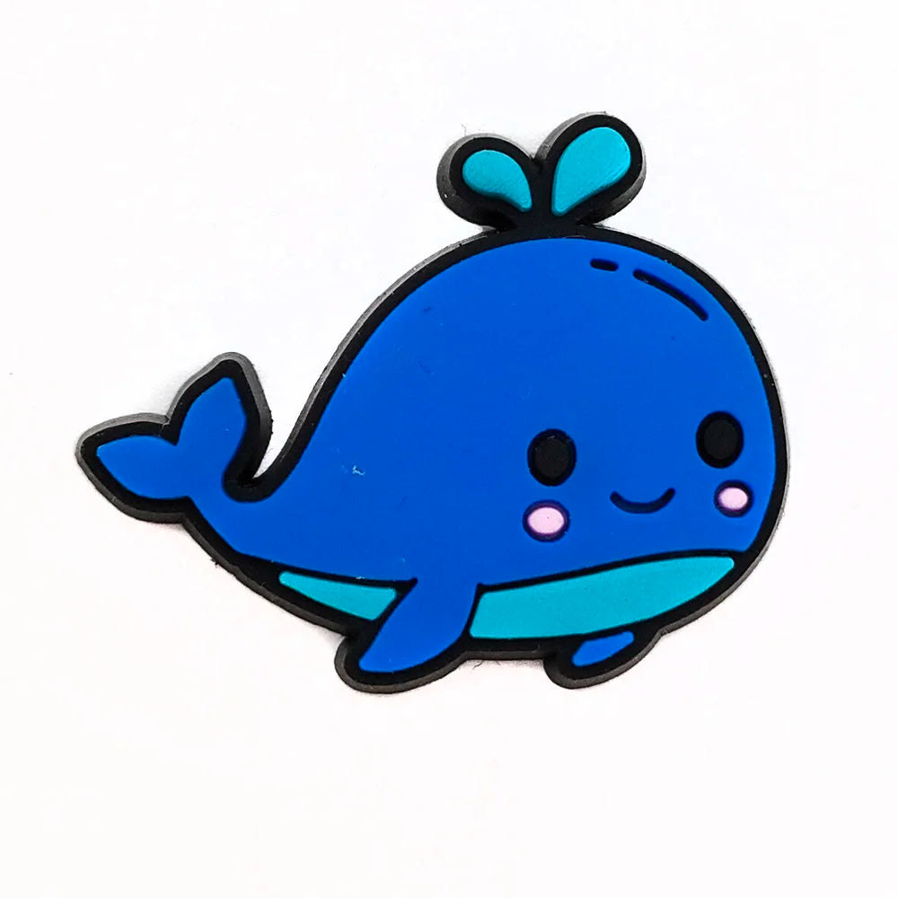 1pcs cartoon snail turtle fish shoe Charms Aceessories for Sandals pins Decorate girls kid Gifts