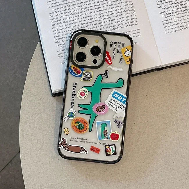 Cartoon Dinosaur 2.5 Acrylic Phone Case