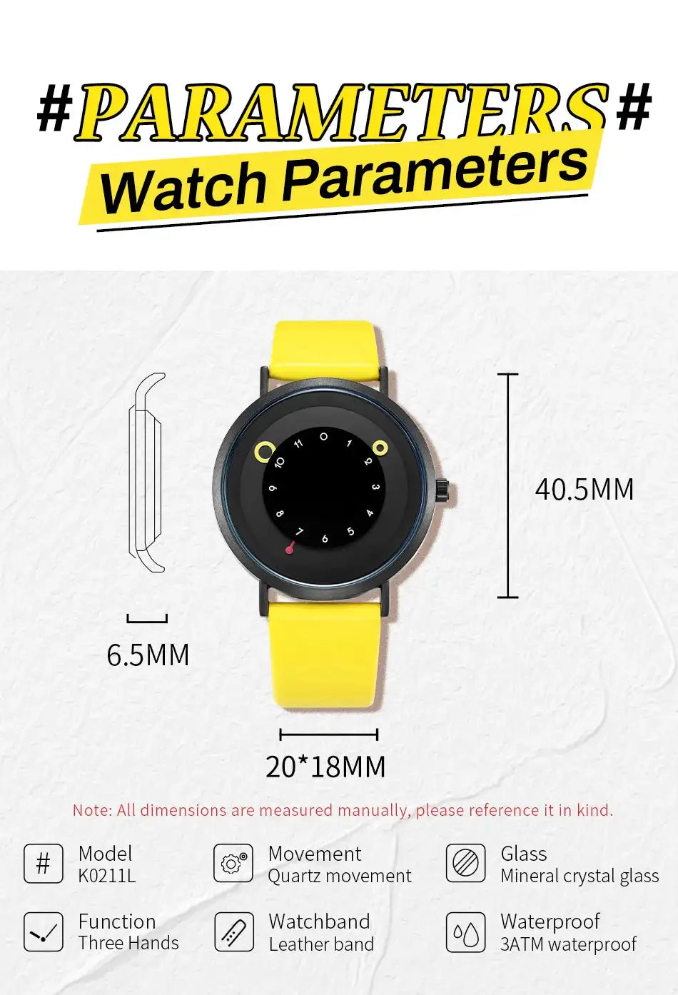 Shengke Women Creative Wristwatch Ladies Watches Yellow Leather Band Best Gifts Wristwatches Clock Montres Femme Reloj Mujer - Lootquake