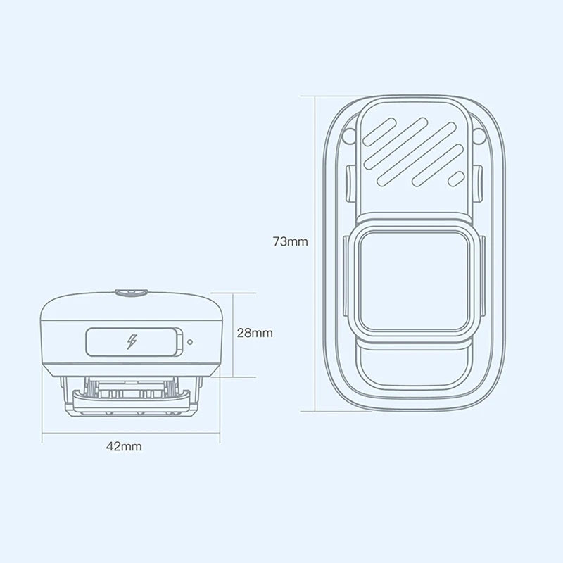 Altavoz Bluetooth portátil para exteriores, altavoz portátil de llamadas Bluetooth con soporte magnético para ciclismo, senderismo y correr.
