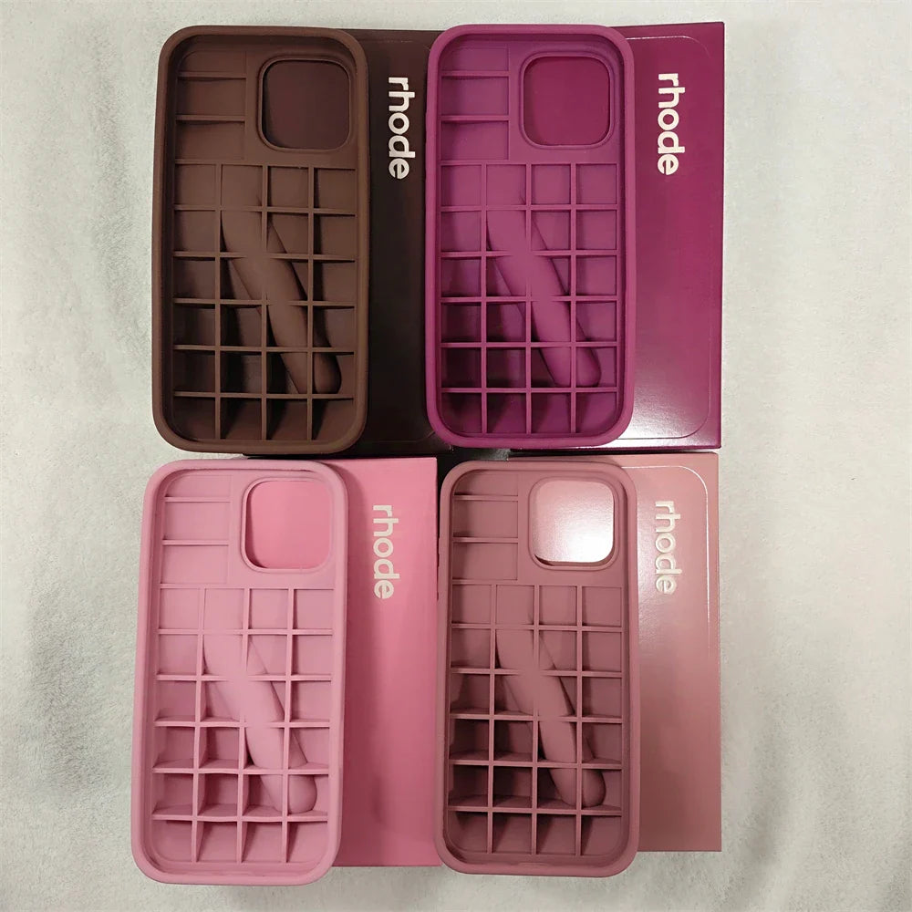 Funda Rhode para iPhone con caja Funda de silicona suave Rhode