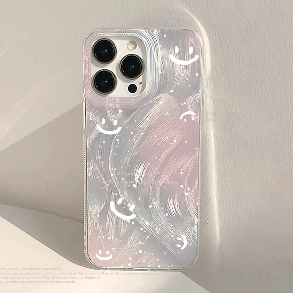 Funda blanda para teléfono con estampado de leopardo