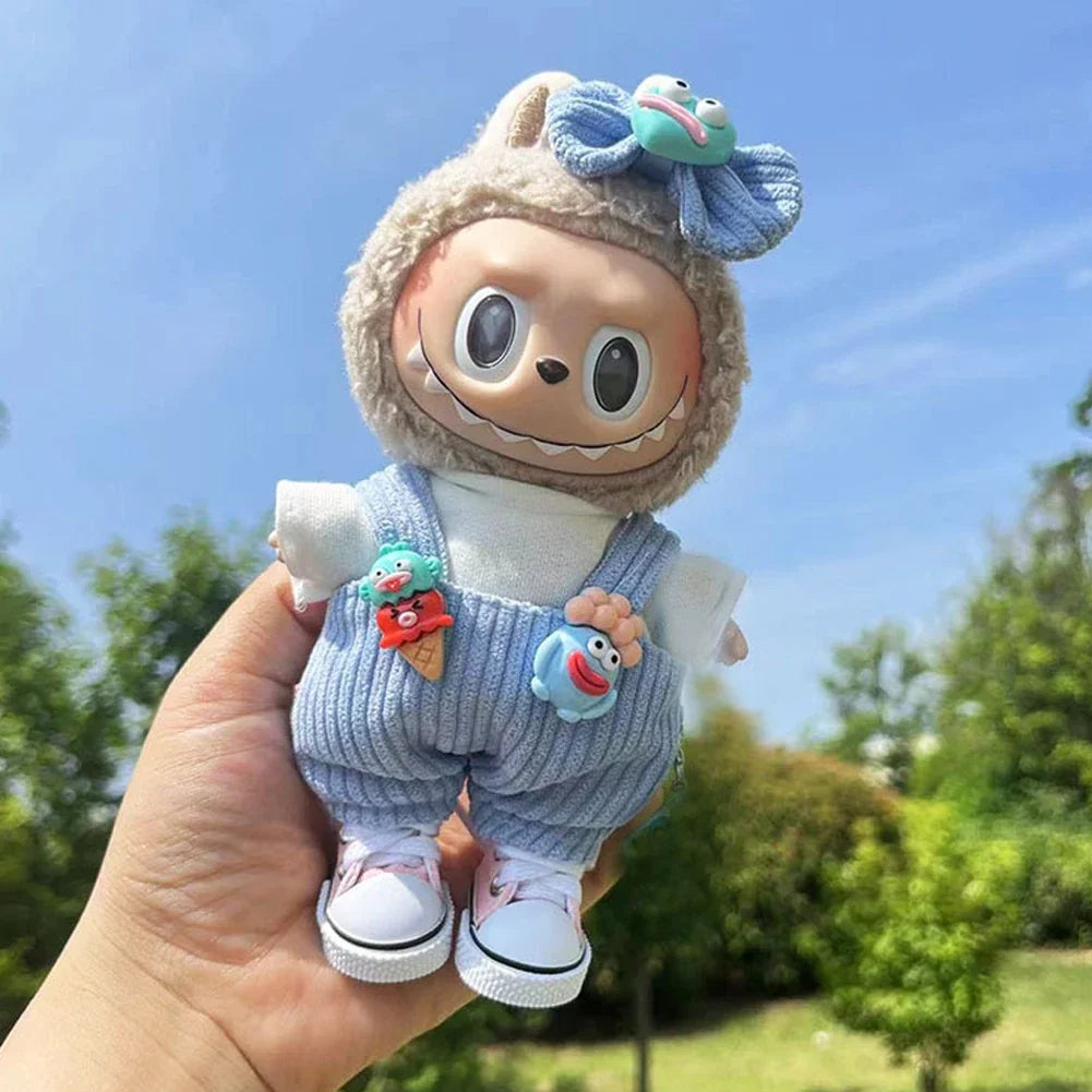 Labubu 17cm Cotton Dolls Shoes Toys Casual Sports Shoes Dolls Accessories for Labubu Outfits