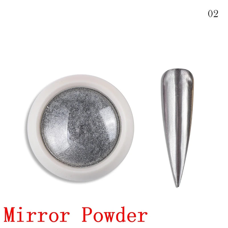 8ml Silver Mirror Metallic Nail Gels Polish UV Soak Off Paint Gel Polish Flower Drawing Gold Superbright Nails Lacquer UV Gel #*