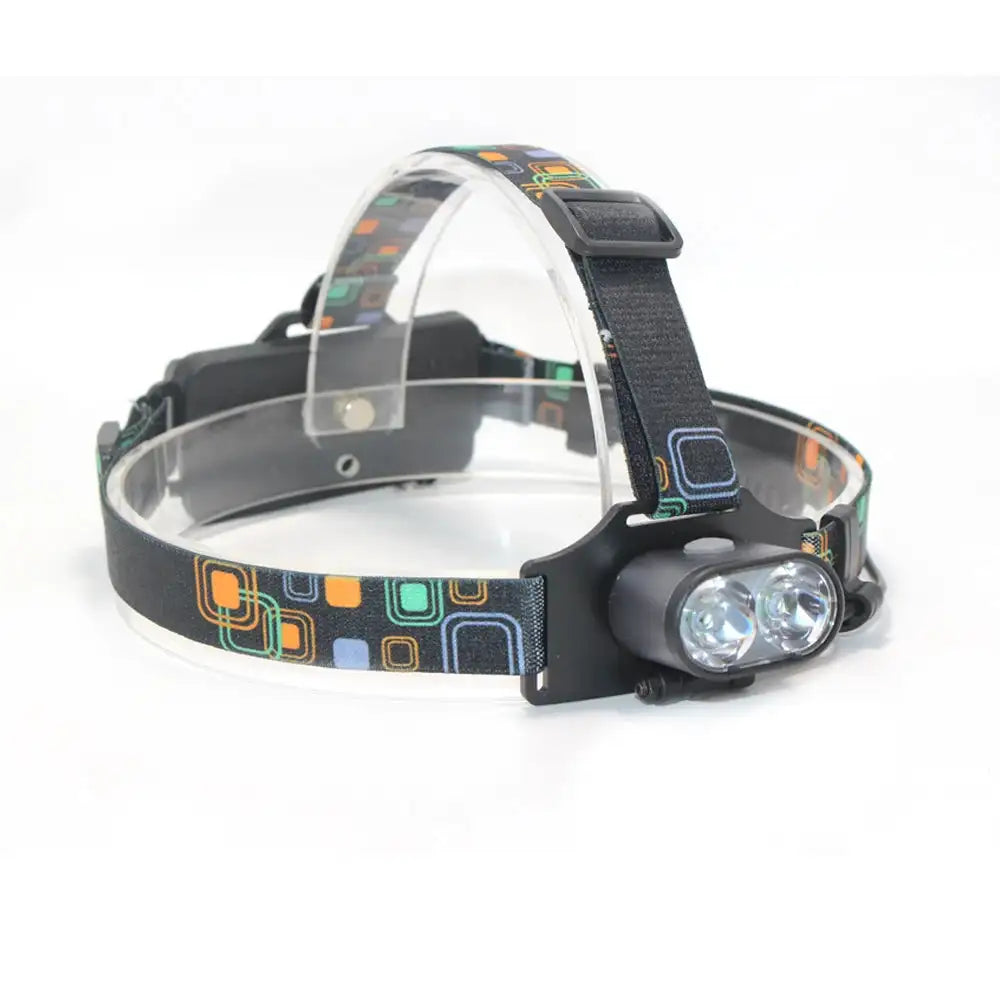 8000 lumen T6 Led lighting 2*T6 USB Hunting Headlamp Fishing Head light headlight Bike lights 3 Modes LED Headlight - Lootquake