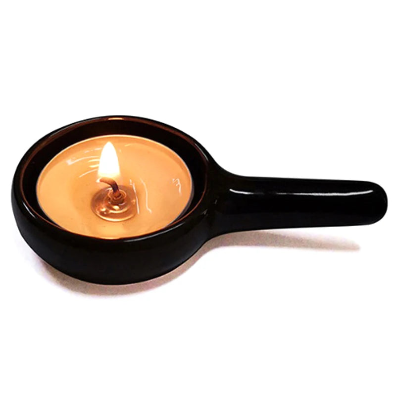 2023 New Ceramic Candle Holder Wax Melt Oil Burner Diffuser Fragrance Tray Aromatherapy Furnace Candlestick Home Decoration
