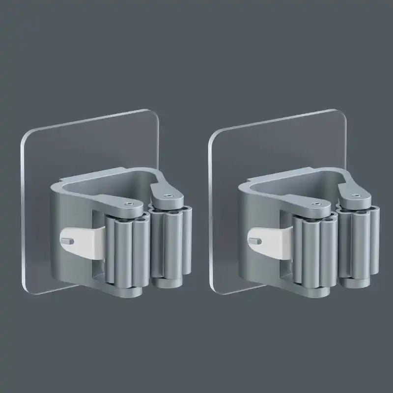 Lot de 2 ou 4 supports de rangement pour salle de bain, ventouses, crochets sans traces, fixation murale, support pour balai, étanche