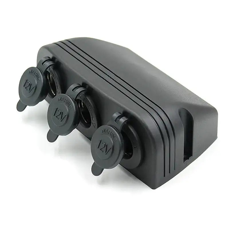 3 In 1 Tent Type 12-24V Cigarette Lighter Power Sockets Combination Automotive Accessory Outlet for Car Rv Truck Marine Boat - Lootquake