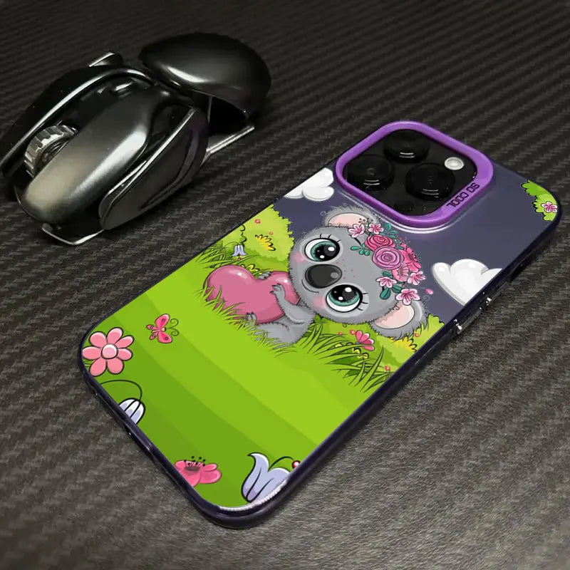 Funda para teléfono con diseño de koala bebé