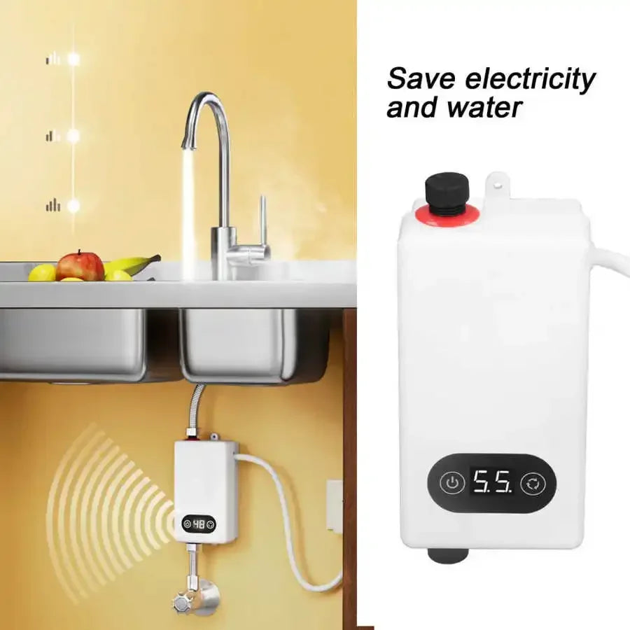 Chauffe-eau électrique instantané 220 V 4 500 W, fonction mémoire, conversion de fréquence, température constante