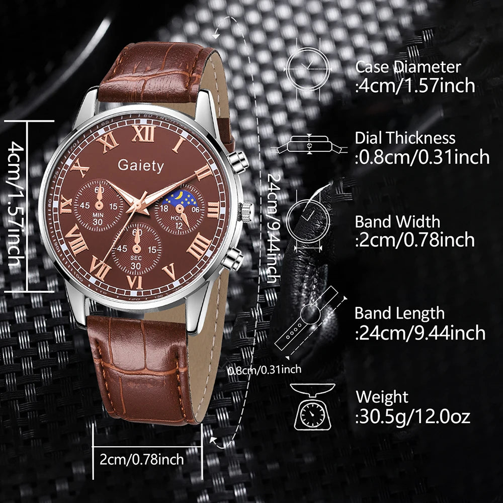 1pc Classic Roman Numeral Womens Watch - Stylish Solid Color Quartz Timepiece with Durable PU Leather Band - Elegant & Comfortab - Lootquake