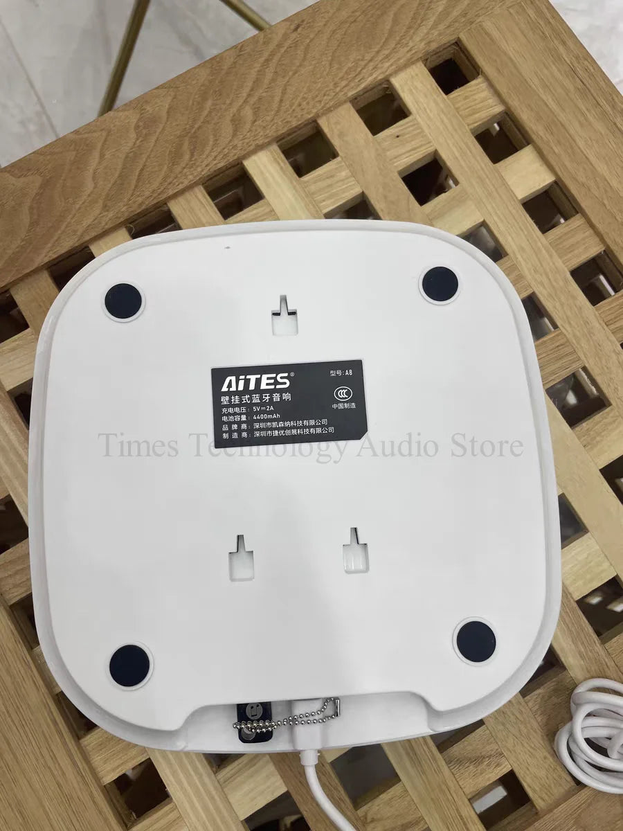 Enceinte Bluetooth sans fil murale, son surround 3D, radio FM multifonctionnelle, caisson de basses portable d'extérieur, longue durée de vie de la batterie