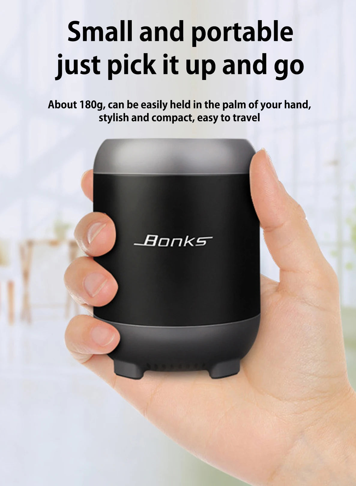 Enceinte Bluetooth sans fil, commande vocale artificielle intelligente, carte d'insertion, petit audio, téléphone portable, ordinateur de bureau