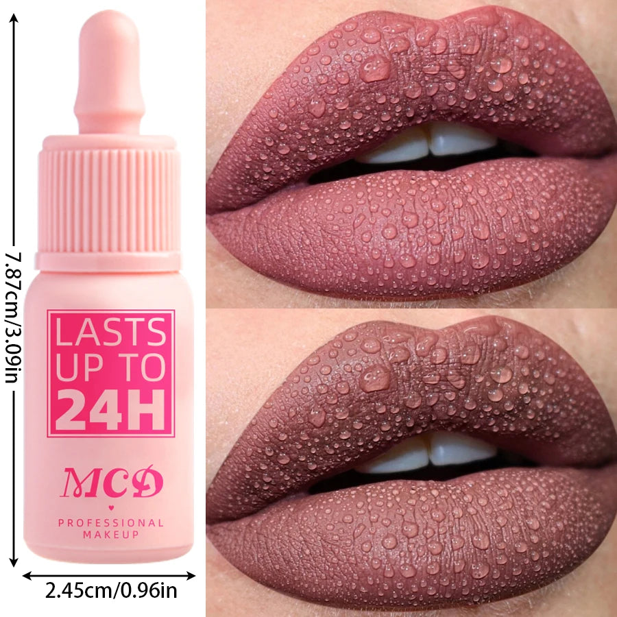 Brillo de labios de lujo: brillo de labios duradero, resistente al agua y humectante, aceite de tinte labial de alta pigmentación, maquillaje de belleza esencial para