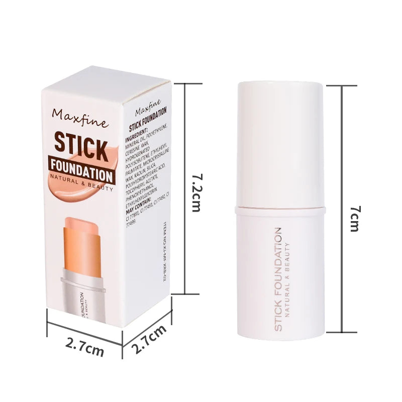 Fond de teint en stick - une formule crème mate naturelle, durable et miscible - sans cruauté et cadeau parfait pour la Saint-Valentin pour les femmes.