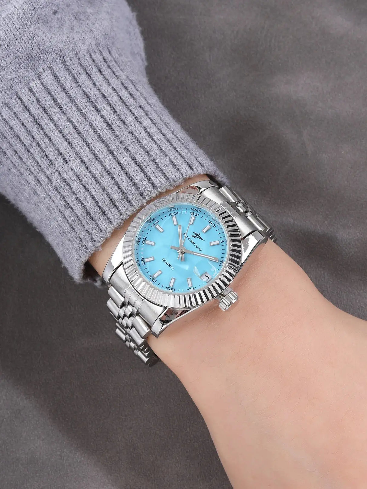 Fashion Woman Simple Quartz Wristwatch Classic Luxury Stainless Steel Watchband Ladies Watches Reloj Feminino WristWatch - Lootquake