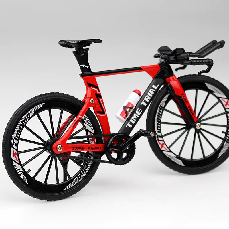 Creative Alloy Bicycle Model Ornament Mini Metal Bike Toy Collectible