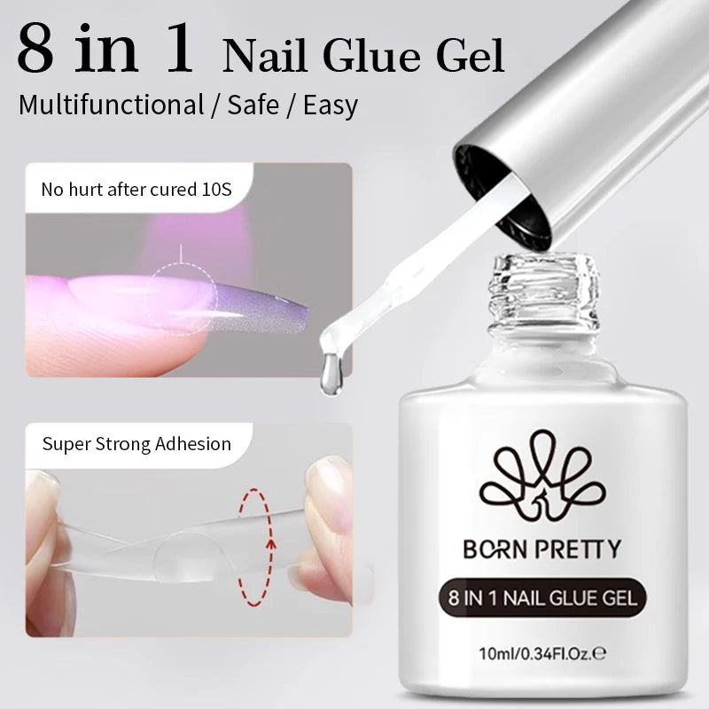 BORN PRETTY 10ml Reflective Glitter Gel Nail Polish Carat Mirage Sparkling Color Shine UV LED Soak Off Semi-Permanant Varnish