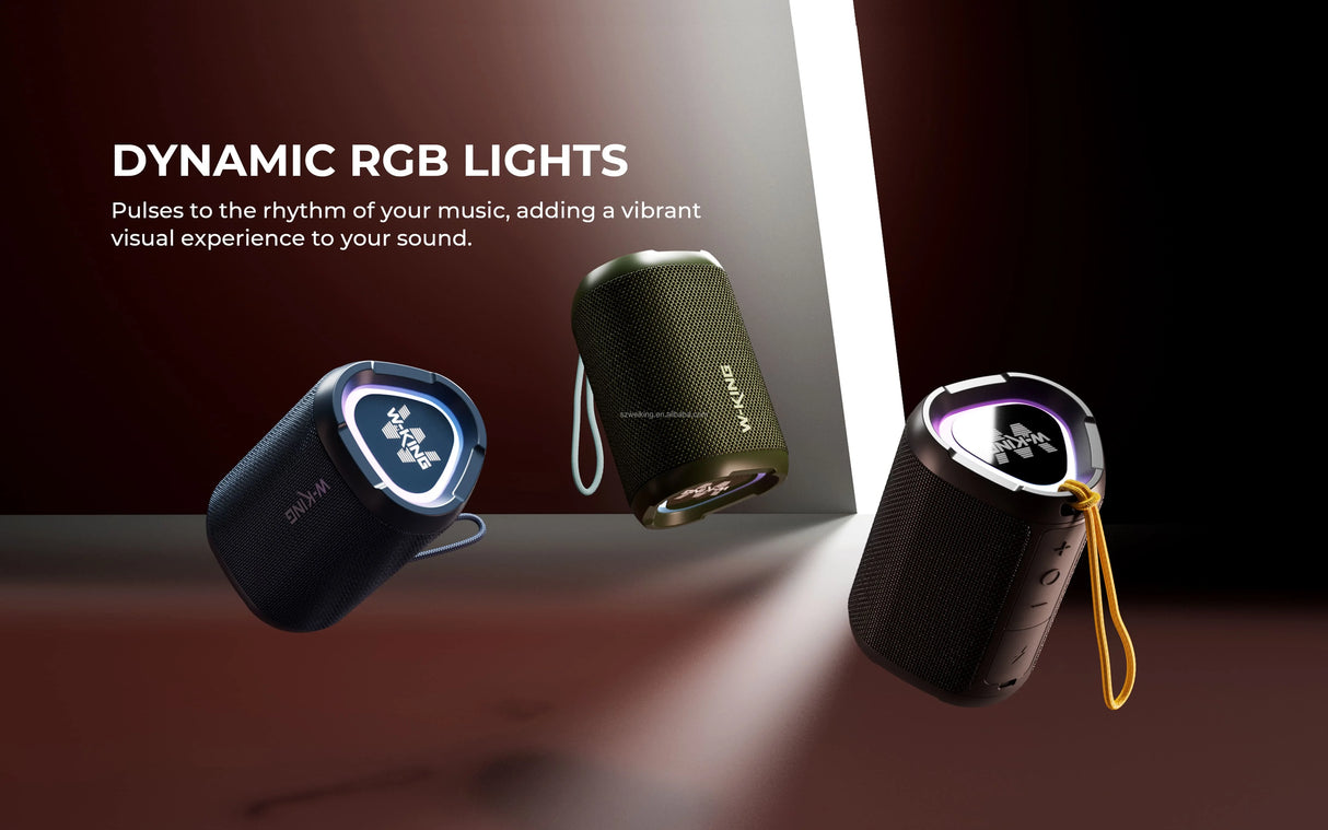 Enceinte Bluetooth avec écran LED, basses puissantes et puissance de 15 W, étanche IPX7, idéale pour les fêtes en plein air