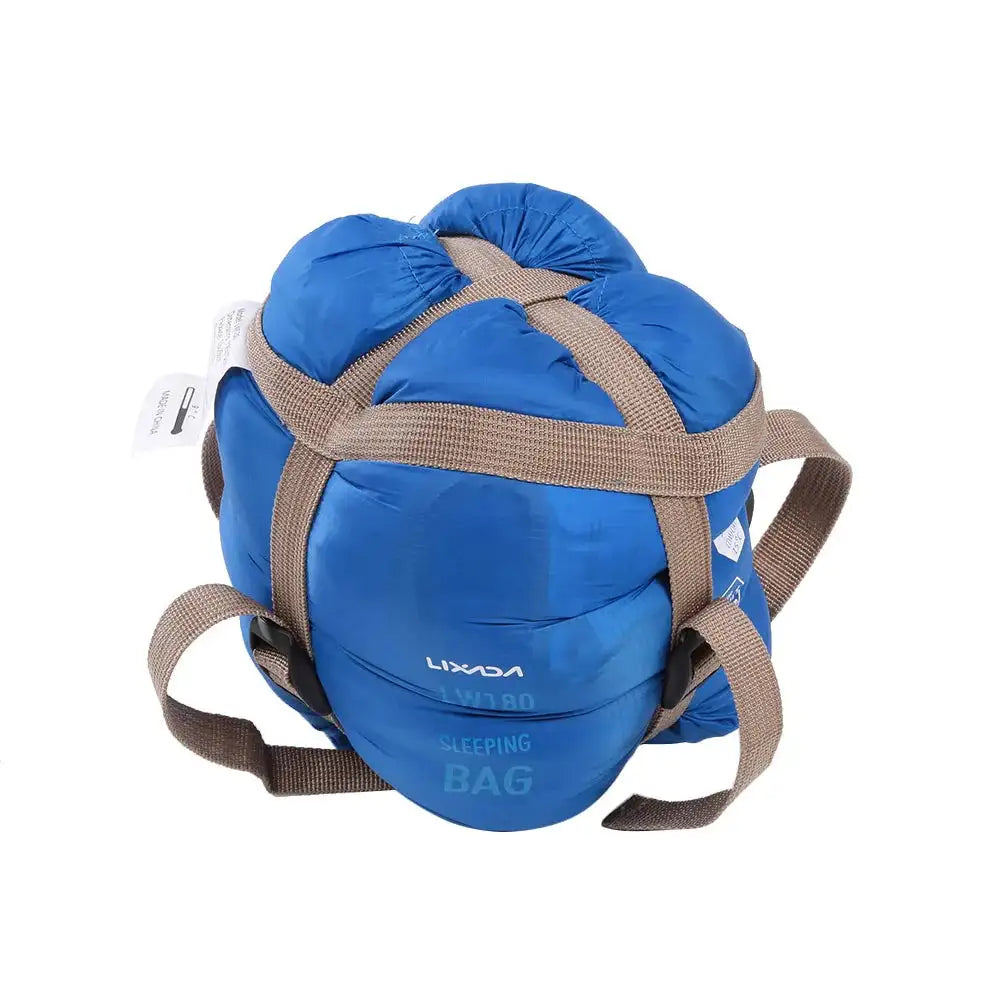 Saco de dormir portátil para exteriores Lixada de 190 x 75 cm, para acampar, viajar, senderismo, multifunción, ultraligero, 680 g, para mochileros.