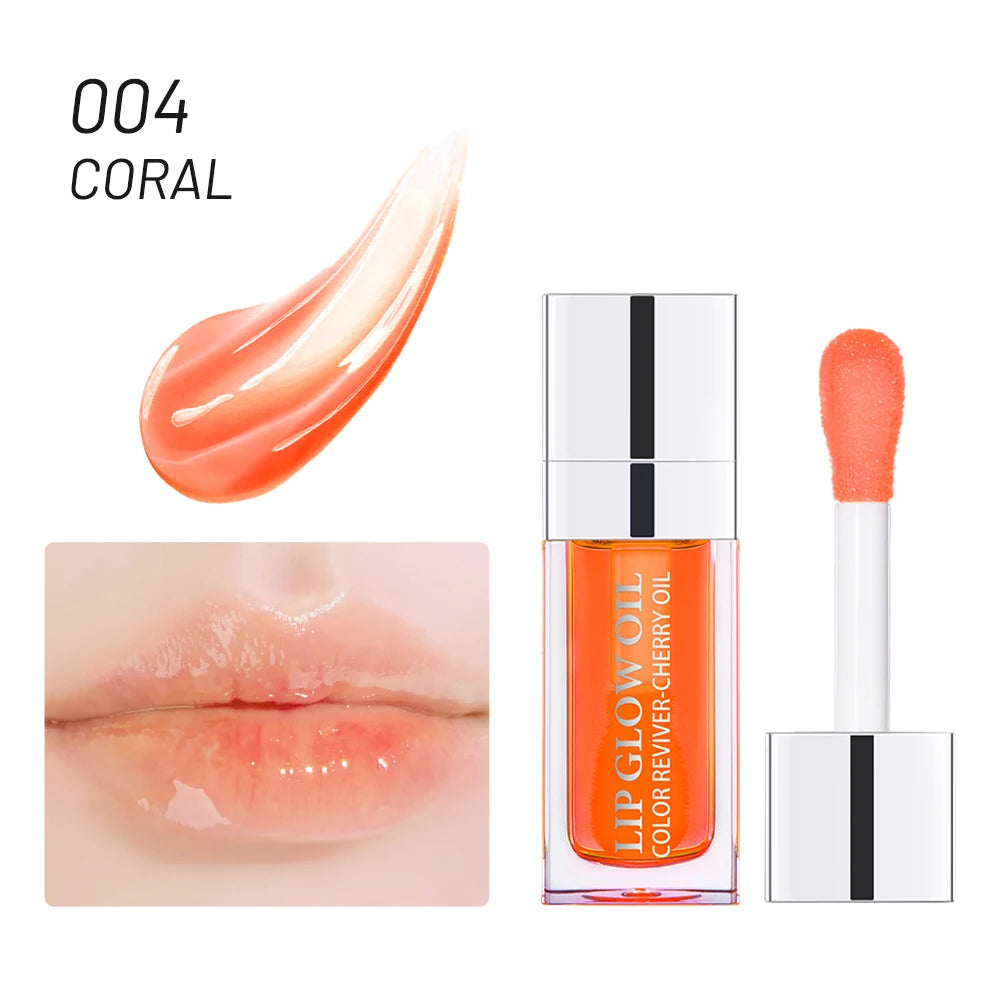 Bálsamo labial hidratante, aceite labial original, brillo labial, cuidado de los labios, beneficio para labios, exfoliante voluminizador, aceite labial rosa voluminizador.