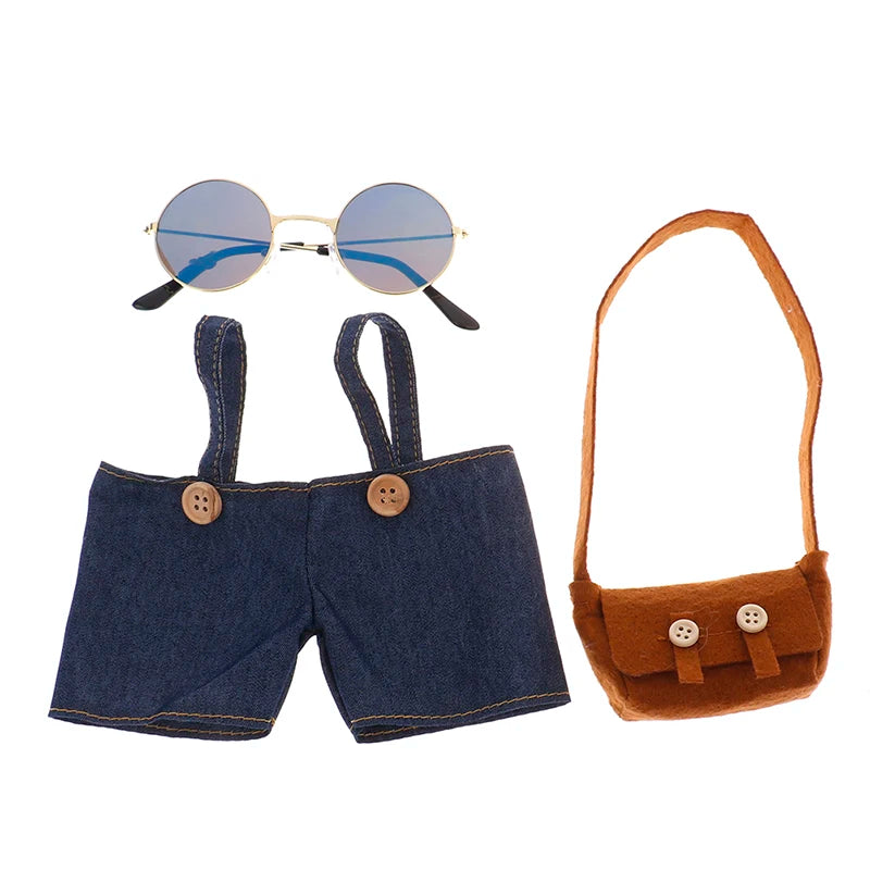 1PC Doll Clothes Dress Glasses Bags for 30cm Duck Plush Dolls Accessories - Lootquake
