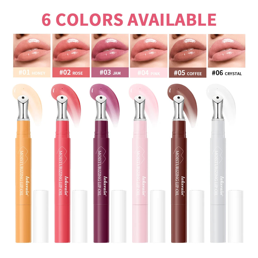 Gloss à lèvres Longue tenue Maquillage Gloss transparent Soin des lèvres Cosmétiques Huile teintée Repulpant Soin hydratant