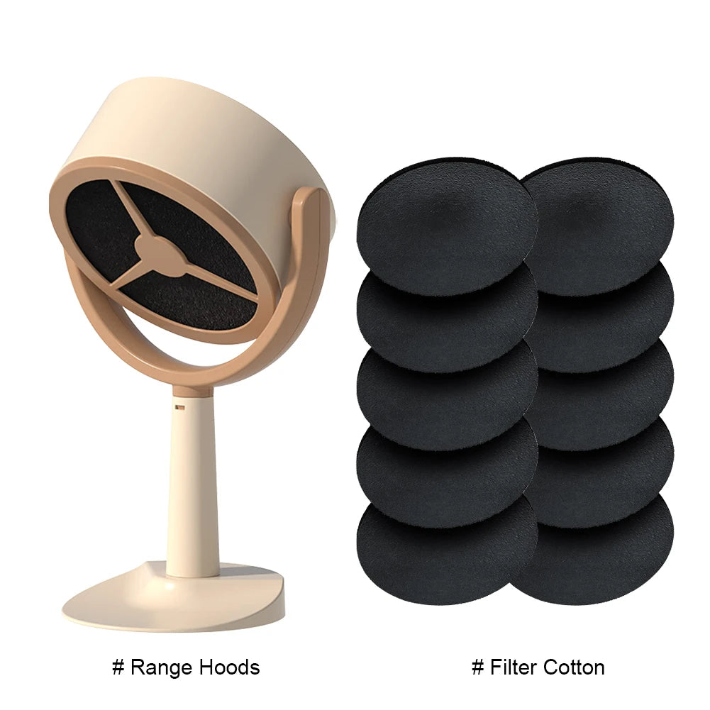 Hotte aspirante de bureau à angle réglable, chargement USB, petite hotte pour barbecue d'intérieur