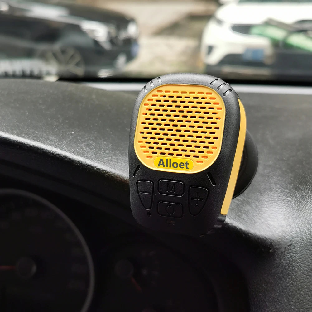 Altavoz Bluetooth portátil, inalámbrico, con clip magnético, resistente al agua, con correa para escuchar música y hacer llamadas con manos libres.