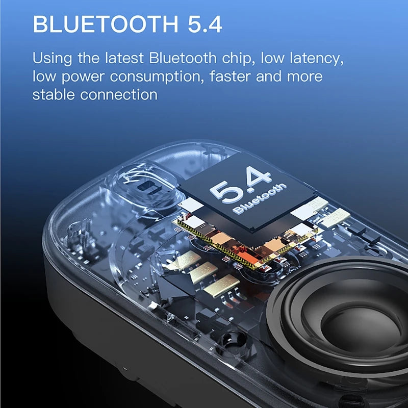 Altavoz Bluetooth portátil para exteriores, altavoz portátil de llamadas Bluetooth con soporte magnético para ciclismo, senderismo y correr.