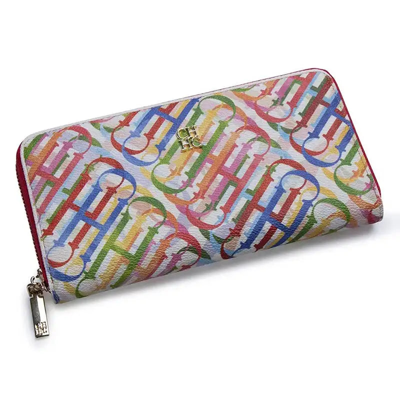 CH High Quality Luxury Women's Handbags Square Wallet Classic Vintage Folding Printed Monogrammed Design Design Fashion Premium - Lootquake