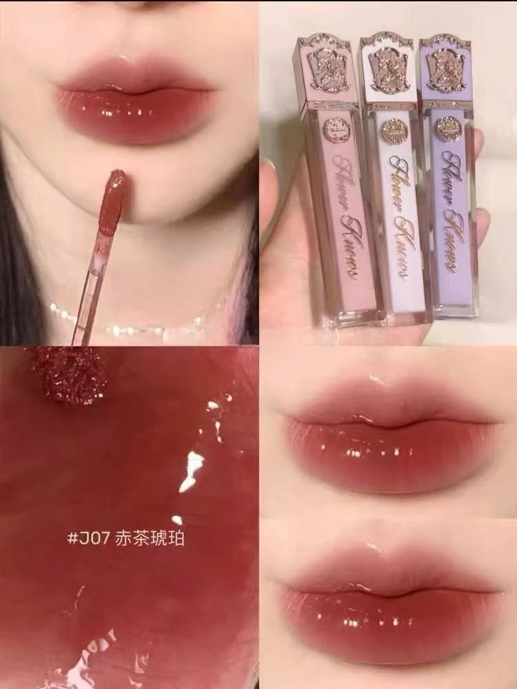 Flower Knows Strawberry Rococo Series Cloud Lip Cream Gloss à lèvres longue tenue Velvet Lip Tint Rouge à lèvres pour femmes Cosmétique