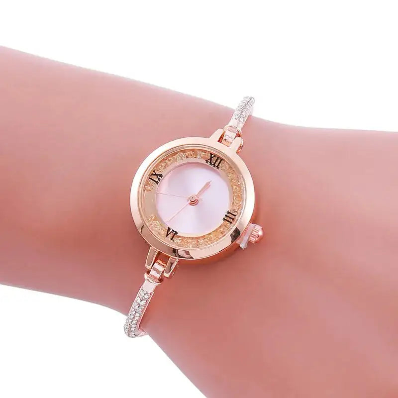 Fashion Luxury Women's Watch Gold Fine Strap Ladies Watch For Bracelet Montre Femme Female Wrist Watch Women Clock Relojes - Lootquake