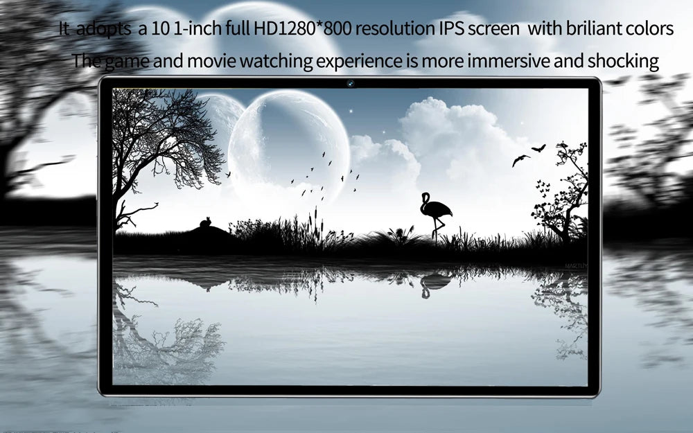 Global new Android 10.1-inch Tablet with Octa cores, 4GB 64GB ROM, Dual cameras, Dual SIM cards, 3G Tablet, Android 11