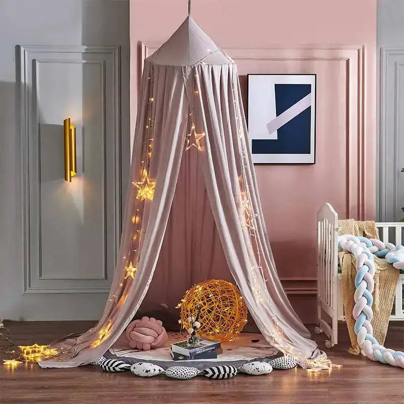 Kids Mosquito Net Baby Crib Curtain Hanging Tent Bed Decor Girl Princess Hanging Bed Canopy Living Corner Play Reading NookDecor - Lootquake