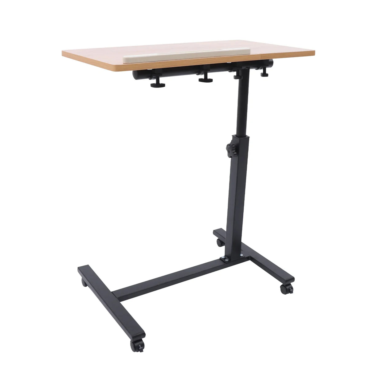 Adjustable Height Laptop Desk Rolling Cart Table Stand Movable Computer Table Sofa Side Tables