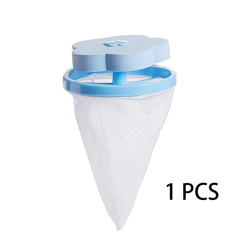 1-10pcs Pet Hair Remover Washing Machine Floating Lint Filter Bag Clothes Hair Cleaning Cat Hair Catcher Reusable Laundry Tools