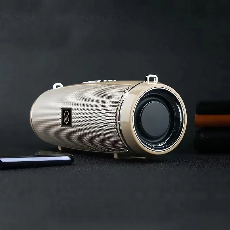 Altavoces portátiles Bluetooth Mini inalámbricos de alta fidelidad con sonido envolvente, subwoofer, para exteriores, impermeables, para camping y fiestas.