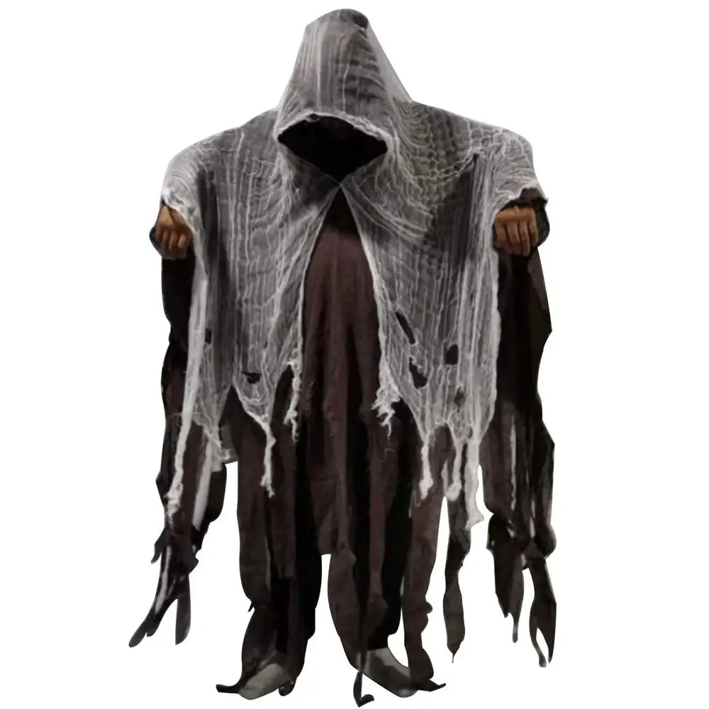 Halloween Cape Unisex Halloween Ghost Dementors Cosplay Costume Horror Dress Up Cape Halloween Horror Costume Cloaks Props