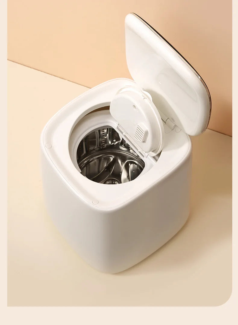 Mini machine à laver portable entièrement automatique, séchage domestique intégré pour sous-vêtements