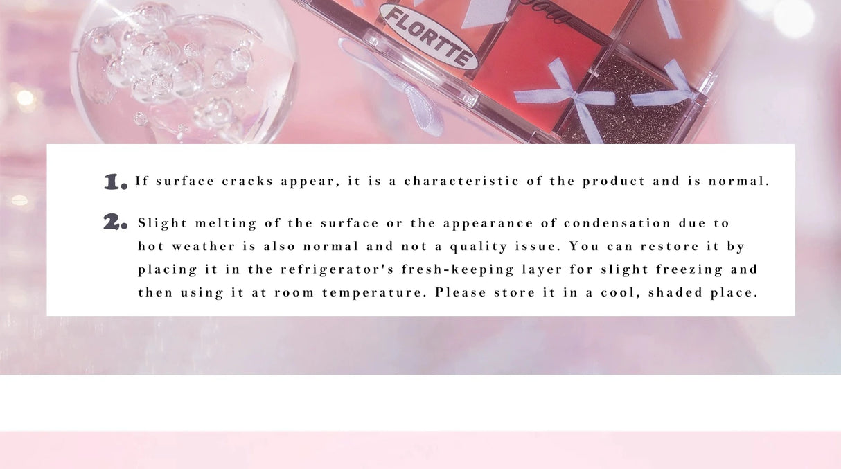 FLORTTE 10-Color Lip Palette Lip Gloss and Lipstick Glossy Moisturizing Pigmented Multifunctional Easy to Apply