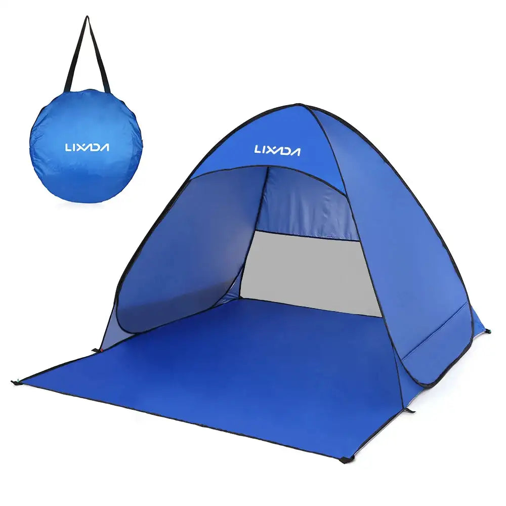 Lixada Automatic Instant Pop Up Beach Tent Lightweight Outdoor UV Protection Camping Fishing Tent Cabana Sun Shelter - Lootquake