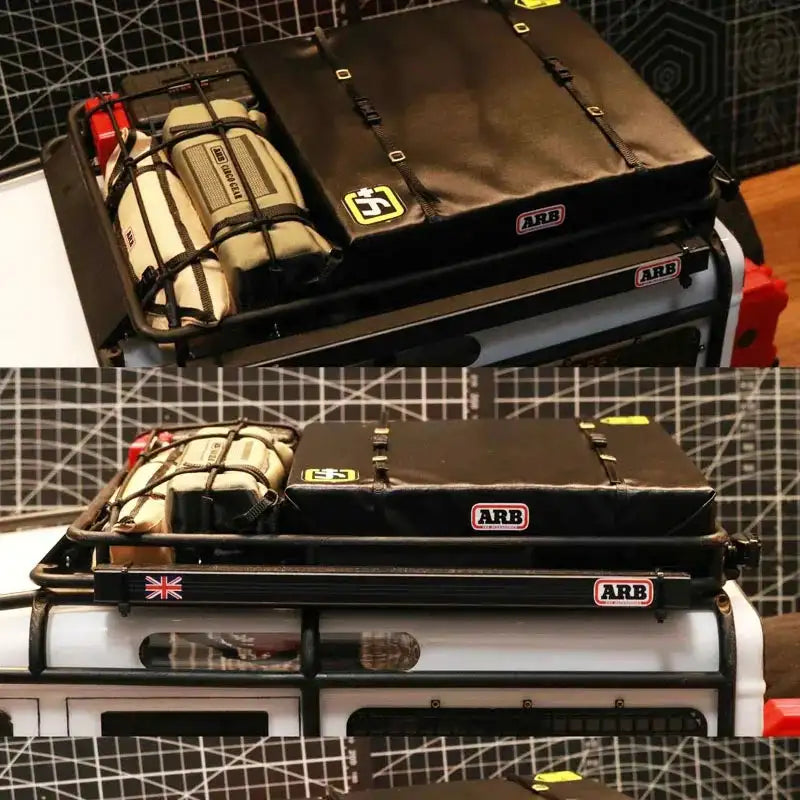 Simulated Tent Bag Side Tent Mood Accessory for 1/8 1/10 RC Track Car Traxxas TRX4 Defender Bronco AXIAL SCX10 RC4WD Decoration - Lootquake