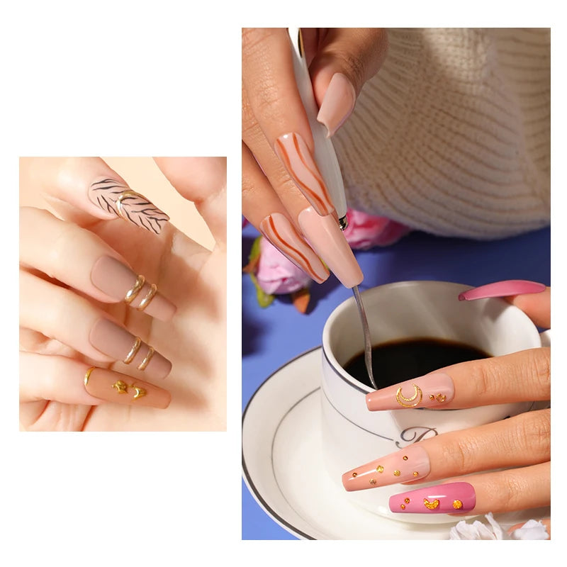 Esmalte de uñas en gel ROSALIND, lámpara para manicura artística con base mate y capa superior, esmalte semipermanente Gellak.