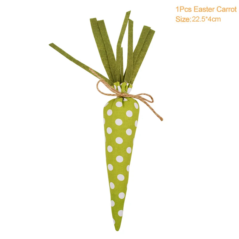 3/1pcs Nov Woven Easter Carrots Ornaments Hanging Pendant for Easter Home Decorations Supplies 2023 Kids Easter Favors Gifts Toy - Lootquake