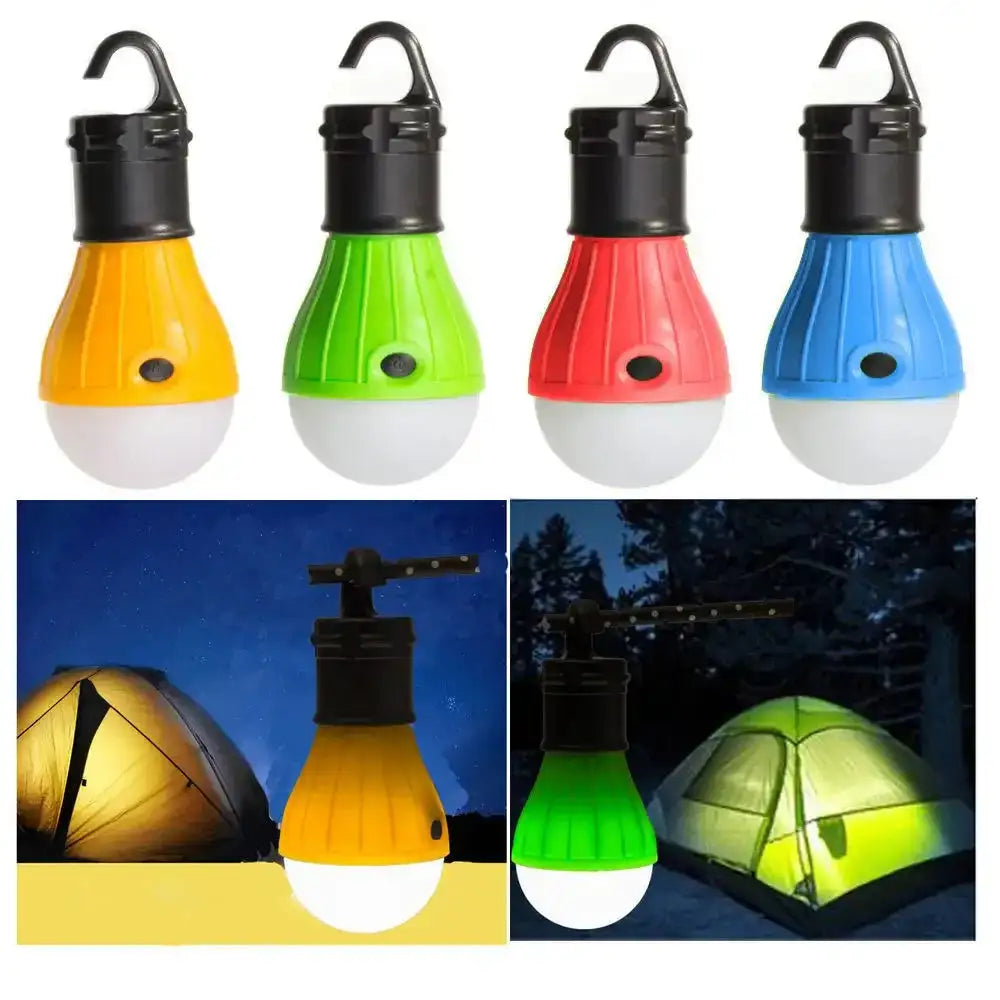 Mini LED Lamp Bulbs Outdoor Camping Light Night Market Lamp Tent Lights Waterproof Emergency Lantern Hanging Lights - Lootquake